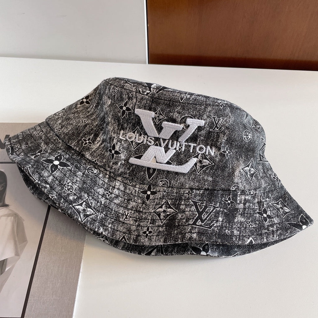 Louis Vuitton Monogram Embroidered Bucket Hat