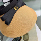 Luxury Gucci Bow Sun Visor Hat for Women