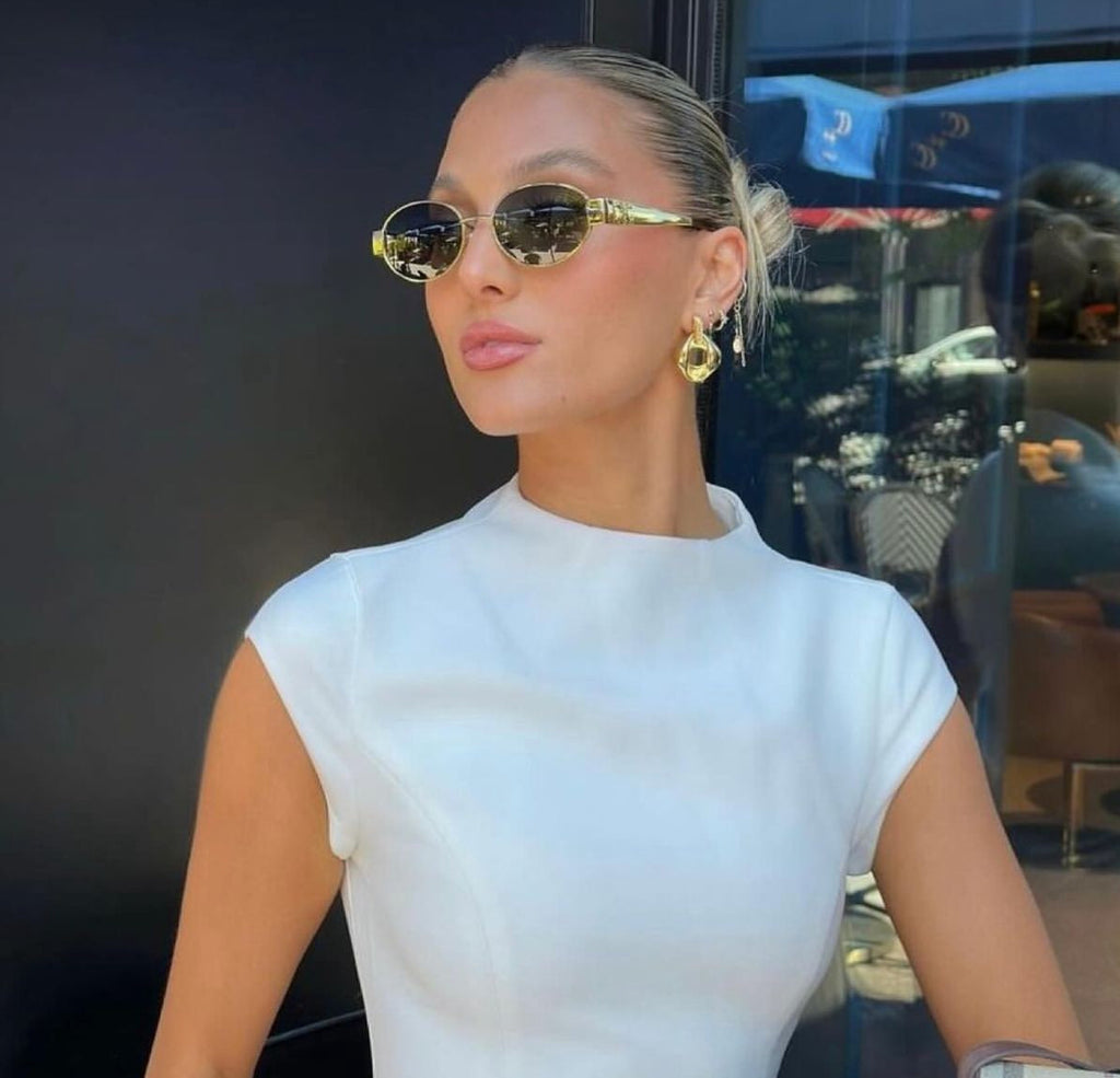CELINE Round Metal Polarized Sunglasses | Luxury UV400 Eyewear