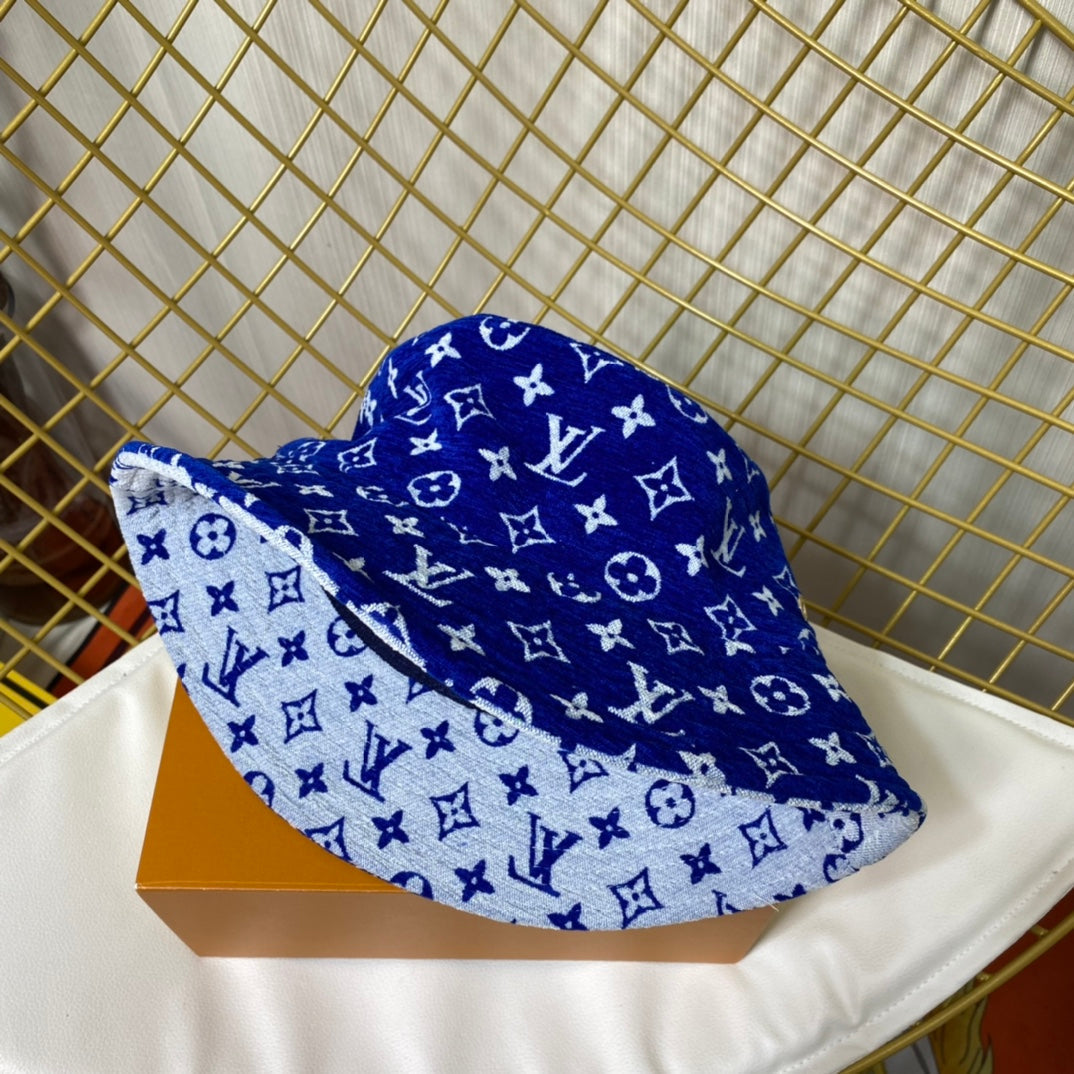 Luxury Louis Vuitton Monogram Bucket Hat for Men & Women