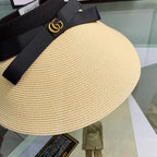 Luxury Gucci Bow Sun Visor Hat for Women