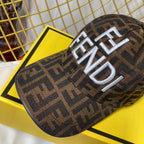 Fendi Classic Embroidered Letter Baseball Cap