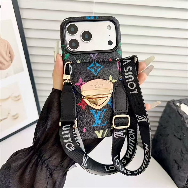 Louis Vuitton iPhone 17 Pro Max Case With Strap – Luxury Designer Crossbody Cover