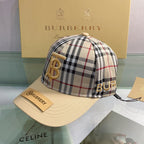 Burberry Baseball Cap Classic Check Embroidered