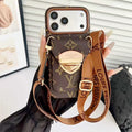 Louis Vuitton iPhone 17 Pro Max Case With Strap – Luxury Designer Crossbody Cover