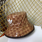 Adidas x Gucci Crystal Canvas Trefoil Bucket Hat