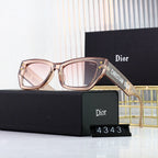 DIOR Embossed Rectangular Sunglasses | Luxury UV400 Designer Eyewear