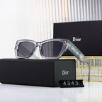 DIOR Embossed Rectangular Sunglasses | Luxury UV400 Designer Eyewear