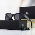 DIOR Embossed Rectangular Sunglasses | Luxury UV400 Designer Eyewear