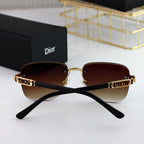 Dior Rimless Metal Polarized Sunglasses | Luxury Designer UV400 Eyewear