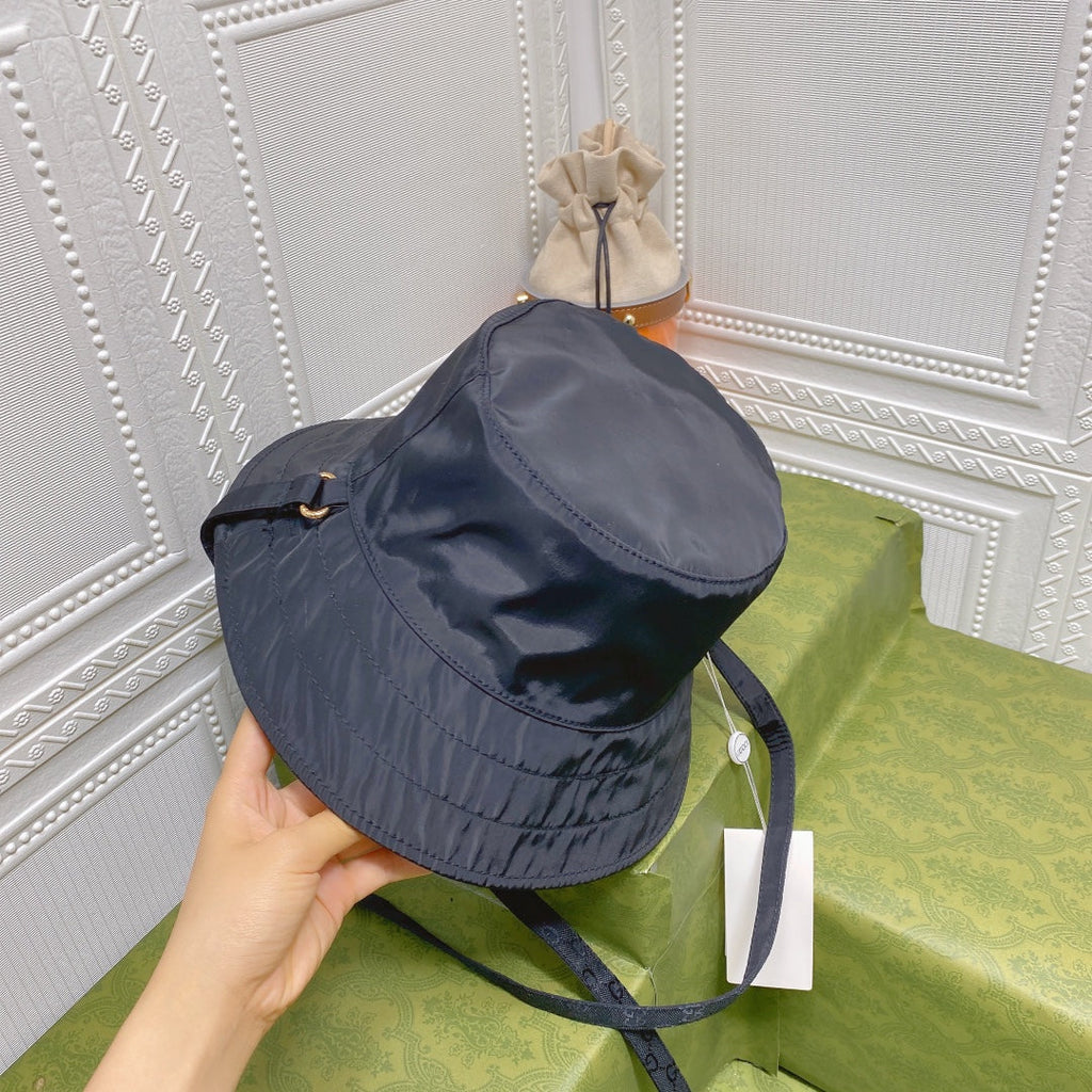 Gucci GG Monogram Double-Sided Strap Bucket Hat