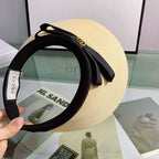 Luxury Gucci Bow Sun Visor Hat for Women