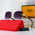 Fendi Metal Interlocking FF Polarized Sunglasses | Luxury Designer UV400 Eyewear