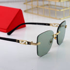 Fendi Metal Interlocking FF Polarized Sunglasses | Luxury Designer UV400 Eyewear
