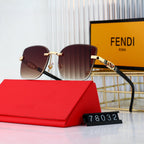 Fendi Metal Interlocking FF Polarized Sunglasses | Luxury Designer UV400 Eyewear