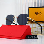 Fendi Metal Interlocking FF Polarized Sunglasses | Luxury Designer UV400 Eyewear