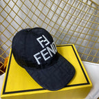 Fendi Classic Embroidered Letter Baseball Cap