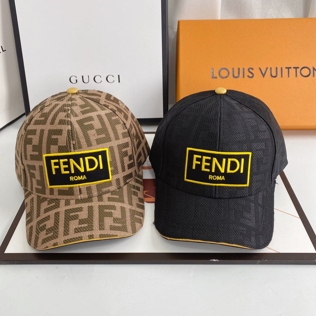 Fendi FF Embroidered Baseball Cap