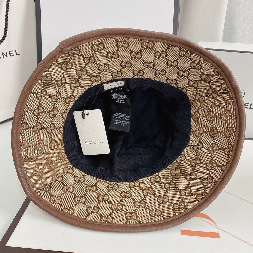 Gucci GG Supreme Web Stripe Bucket Hat | Luxury Designer Hat