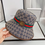 Gucci GG Supreme Web Stripe Bucket Hat | Luxury Designer Hat