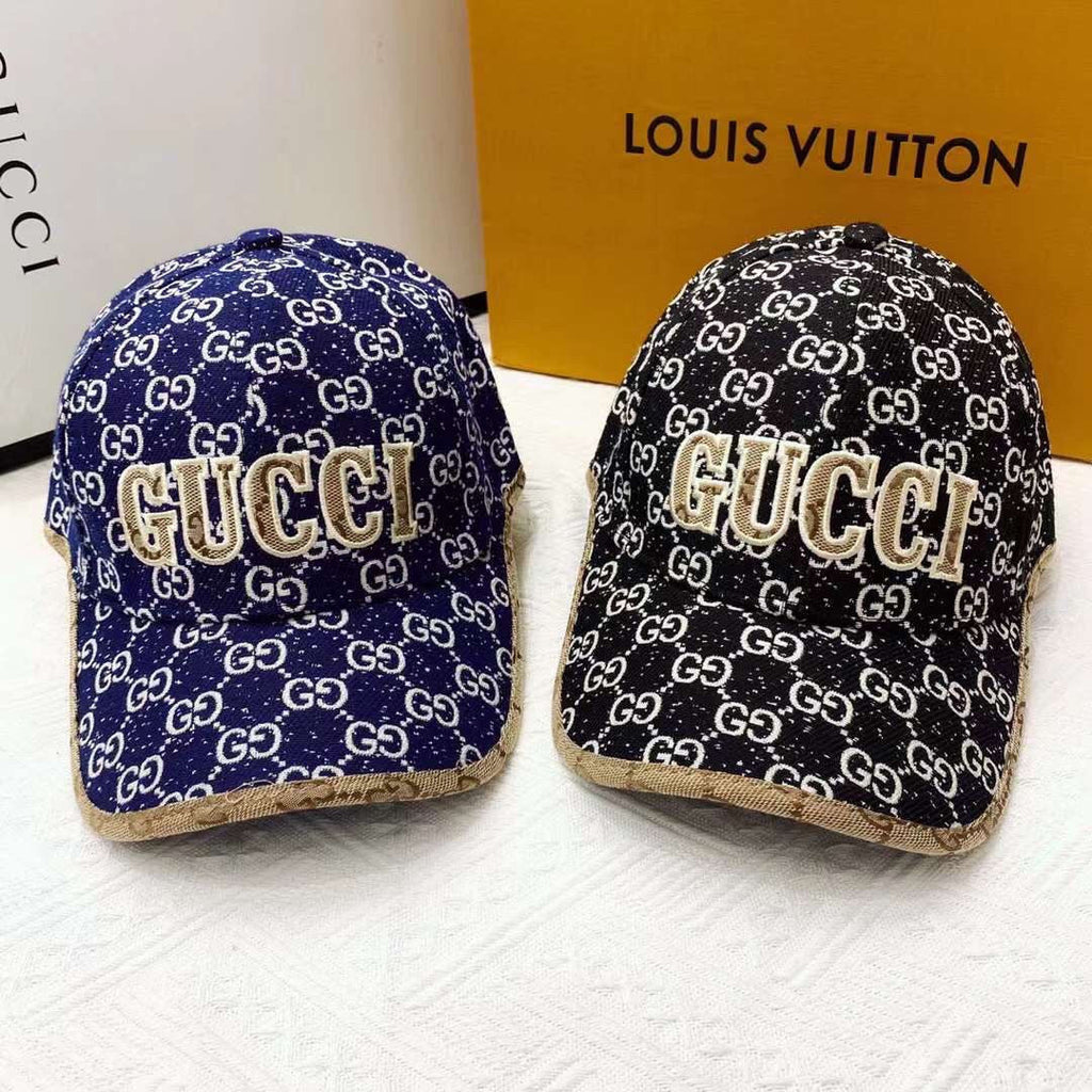 Gucci GG Jacquard Embroidered Baseball Cap