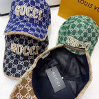 Gucci GG Jacquard Embroidered Baseball Cap