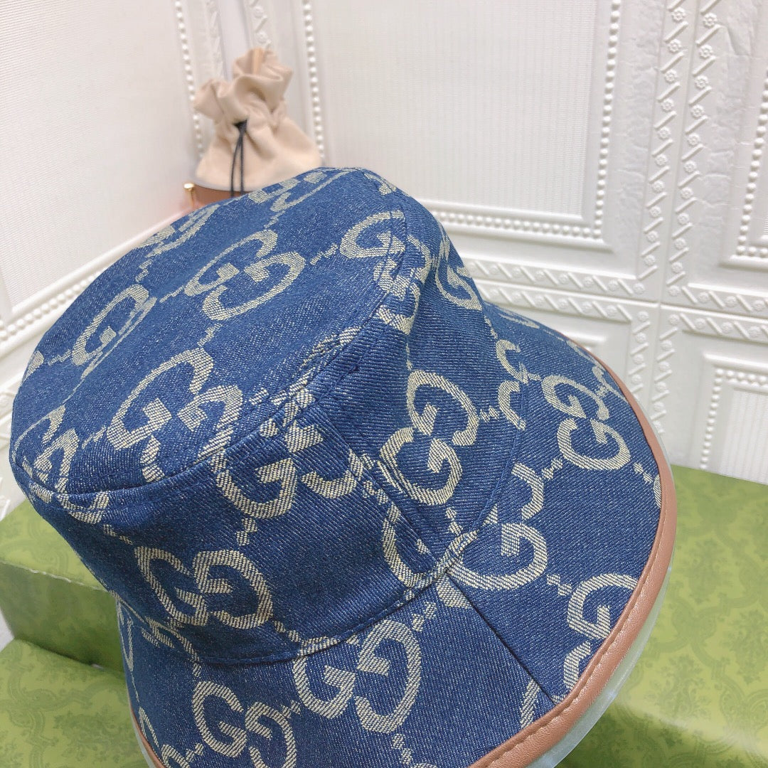 Gucci GG Monogram Vintage Canvas Bucket Hat for Men & Women