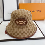 Gucci GG Monogram Chain Bucket Hat