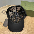 Gucci GG Embroidered Lace Baseball Cap