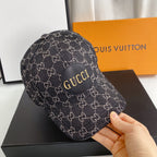 Gucci Classic Monogram Denim Baseball Cap