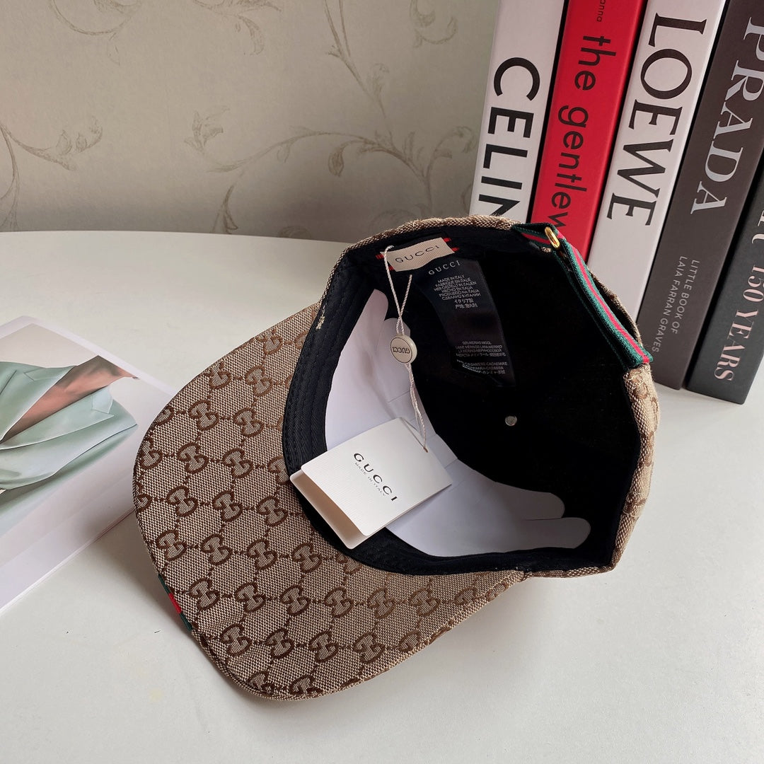 Luxury Gucci Embroidered Cotton Baseball Cap