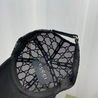 Gucci GG Embroidered Lace Baseball Cap