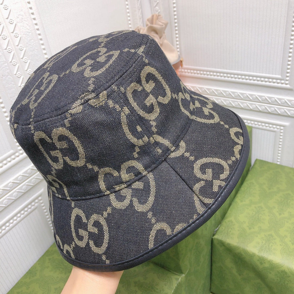 Gucci GG Monogram Vintage Canvas Bucket Hat for Men & Women