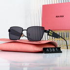 Miu Miu Retro Wide-Rim Rectangular Sunglasses | Luxury UV400 Eyewear