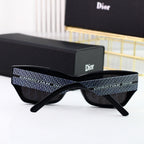 DIOR Embossed Rectangular Sunglasses | Luxury UV400 Designer Eyewear