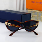 Louis Vuitton Cat-Eye Metal Logo Sunglasses | Luxury UV400 Eyewear