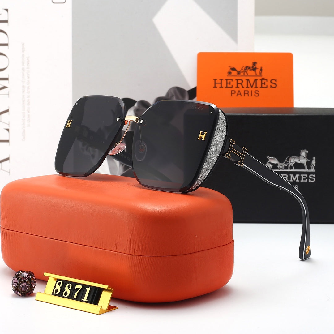 Hermès Square Polarized Sunglasses | Luxury Designer UV400 Eyewear