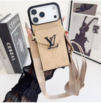 Louis Vuitton iPhone 18 Pro Max Card Holder Case – Luxury Designer Wallet Cover