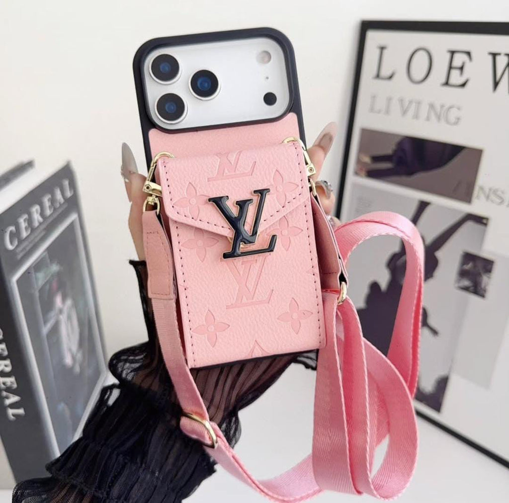Louis Vuitton iPhone 18 Pro Max Card Holder Case – Luxury Designer Wallet Cover