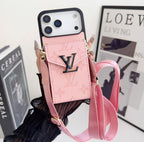 Louis Vuitton iPhone 18 Pro Max Card Holder Case – Luxury Designer Wallet Cover