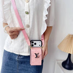 Louis Vuitton iPhone 17 Pro Max Card Holder Case – Luxury Designer Wallet Cover