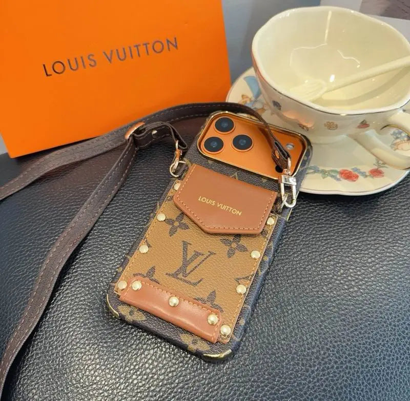 Louis Vuitton iPhone 18 Pro Max Case Crossbody – LV Strap Wallet Cover