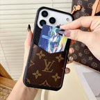 Louis Vuitton iPhone 17 Pro Max Case With Cardholder – Classic Monogram Leather - MAJESTY