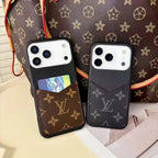 Louis Vuitton iPhone 18 Pro Max Case With Cardholder – Classic Monogram Leather