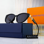 Louis Vuitton Cat-Eye Metal Logo Sunglasses | Luxury UV400 Eyewear