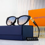 Louis Vuitton Cat-Eye Metal Logo Sunglasses | Luxury UV400 Eyewear