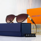 Louis Vuitton Cat-Eye Metal Logo Sunglasses | Luxury UV400 Eyewear