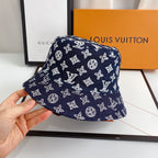 Louis Vuitton Monogram Denim Bucket Hat | Luxury Designer LV Hat