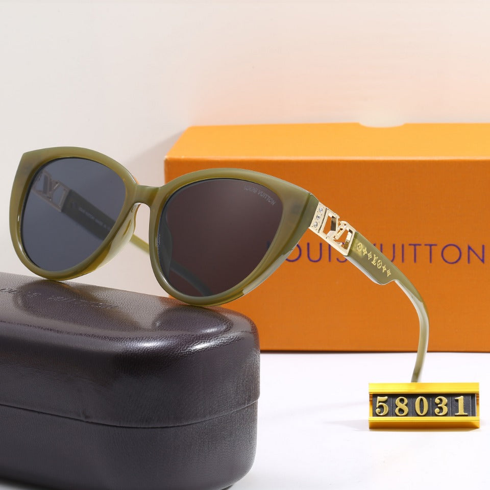 Louis Vuitton Diamond Monogram Square Polarized Sunglasses | Luxury Designer UV400 Eyewear