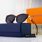 Louis Vuitton Cat-Eye Metal Logo Sunglasses | Luxury UV400 Eyewear